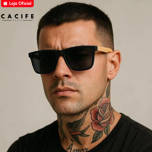 Óculos de Sol Quadrado Premium Clássico Retrô Verão uv400 Unissex - Fashion Accessories
