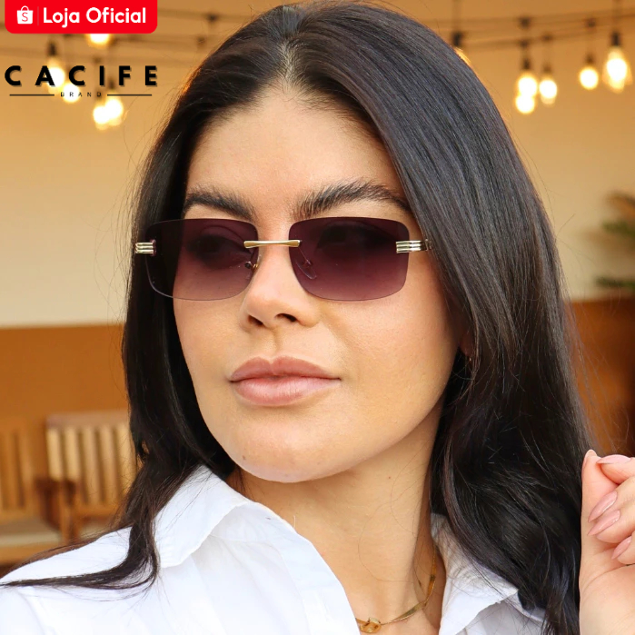 Oculos de Sol Retangular Premium Blogueira Influencer Zanolini Tendencia uv400 Masculino Feminino - Fashion Accessories