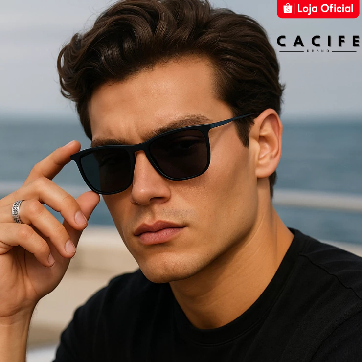 Óculos de Sol Quadrado Original Premium Clássico Tendencia Hype uv400 Masculino Feminino - Fashion Accessories