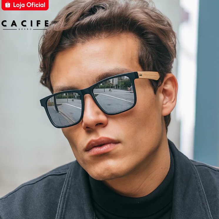 Óculos de Sol Quadrado Prata Espelhado Clássico Premium Moda Praia Verão uv400  Feminino Masculino em Oferta na Shopee