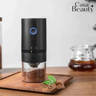 Moedor de Café Elétrico Portátil Núcleo de Moagem Cerâmica feijão USB profissional CASA BEAUTY em Oferta na Shopee