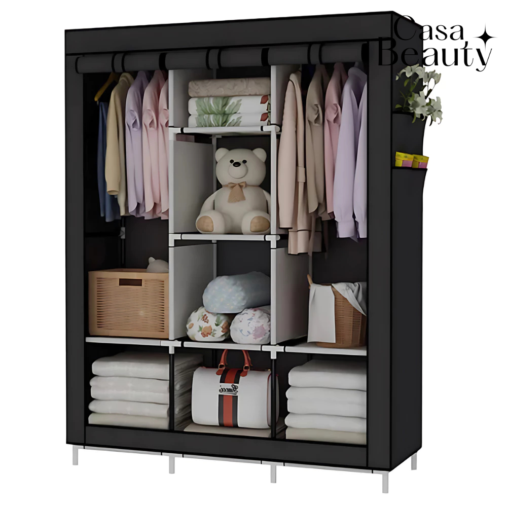 Guarda Roupa Dobrável Organizador De Roupa Armário Inteligente Móvel CASA BEAUTY