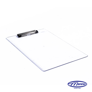 Prancheta Ofício de acrílico Menno com régua lateral em Oferta na Shopee