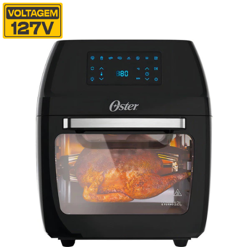 Fritadeira Air Fryer Oster 3 Em 1 Digital 12l - 127v