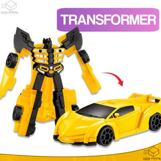 Brinquedo Carro Transformers Vira Robô 2 em 1 Carrinho Infantil Crianças Kids Diversão Garantida em Oferta na Shopee