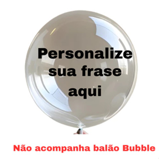 Adesivo Vinil para Balão Bubble - Adesivo Personalizado - Adesivo Vinil Balão - Adesivo Festa em Oferta na Shopee