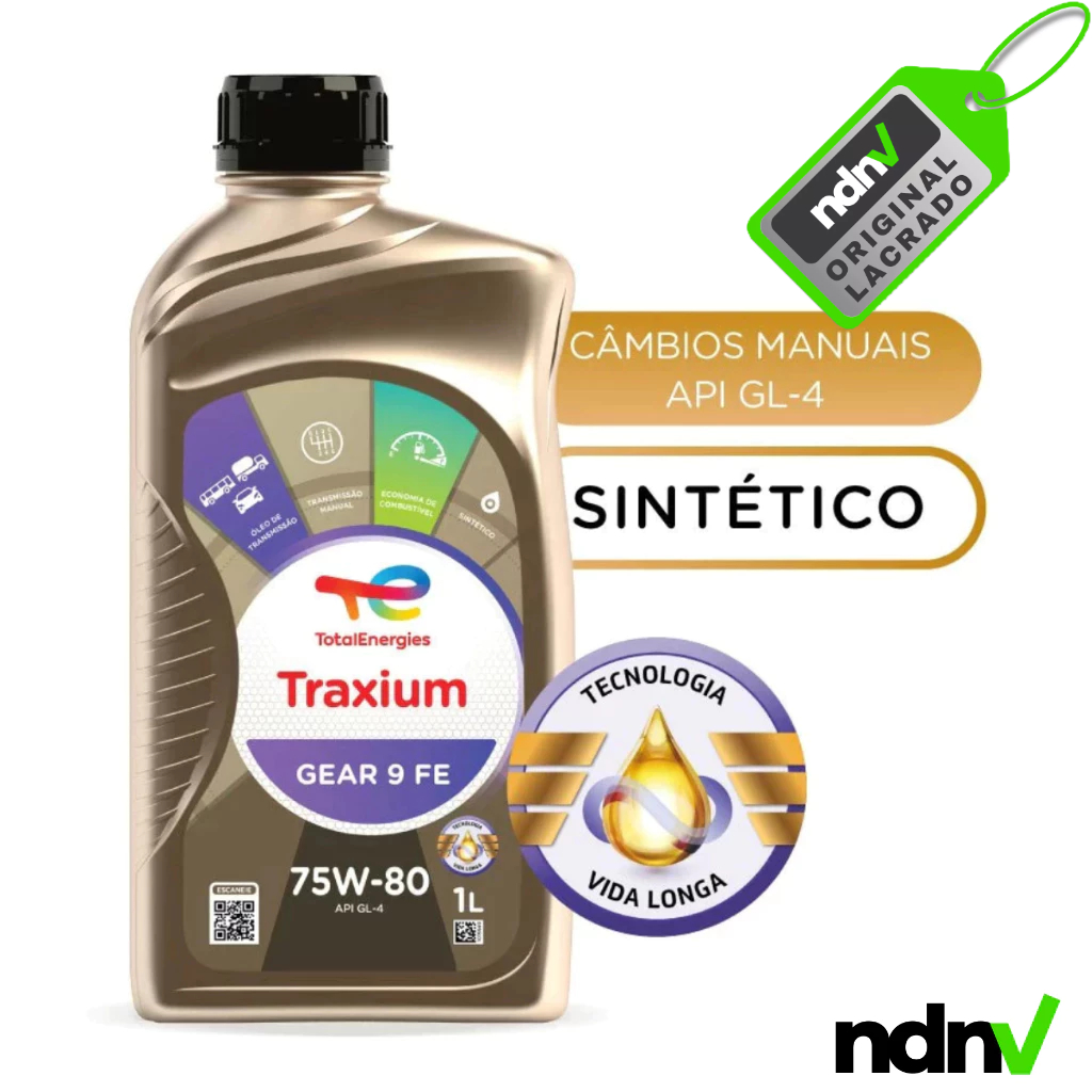 Óleo de Câmbio Manual 75W80 – TotalEnergies Traxium Gear 9 FE – 1 Litro