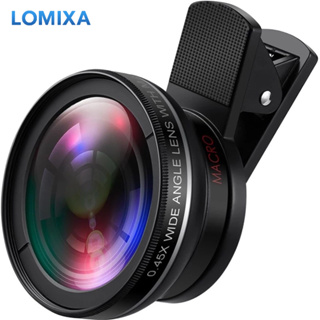 LOMIXA Lente De Telefone Celular Profissional 0.45X Lente De Ângulo Amplo em Oferta na Shopee