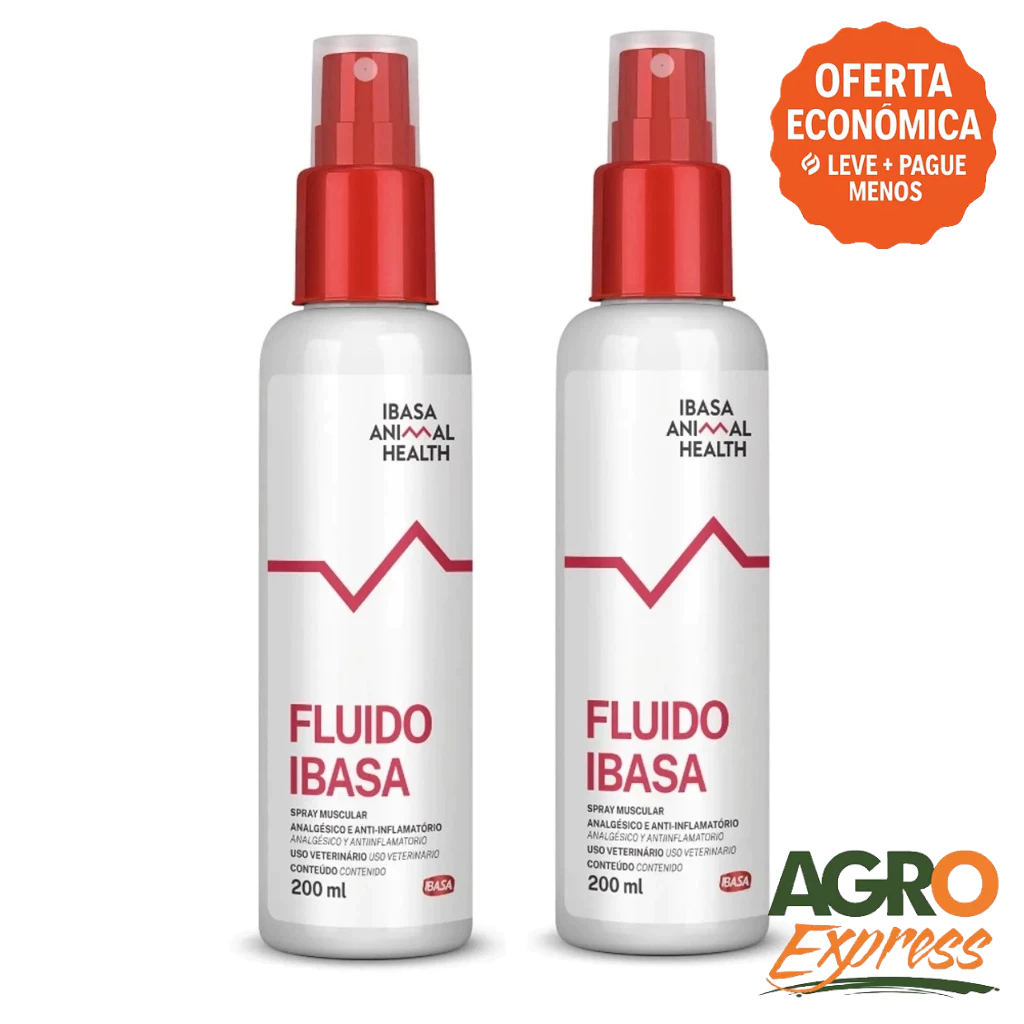 Kit 2 Fluido Muscular Spray Ibasa 200ml - Anti-Inflamatório e Analgésico em Oferta na Shopee