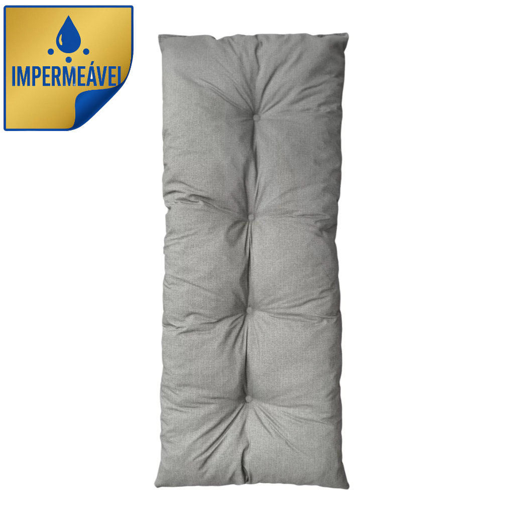 1 ALMOFADA 140X40 IMPERMEÁVEL ACQUABLOCK PARA BANCOS POLTRONAS CADEIRAS E OUTROS