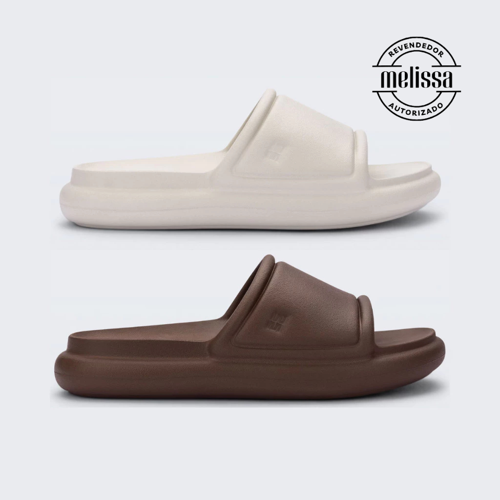 Sandália Chinelo Melissa Free Puff Slide Original Leve Pratica Confortável e Casual 37722