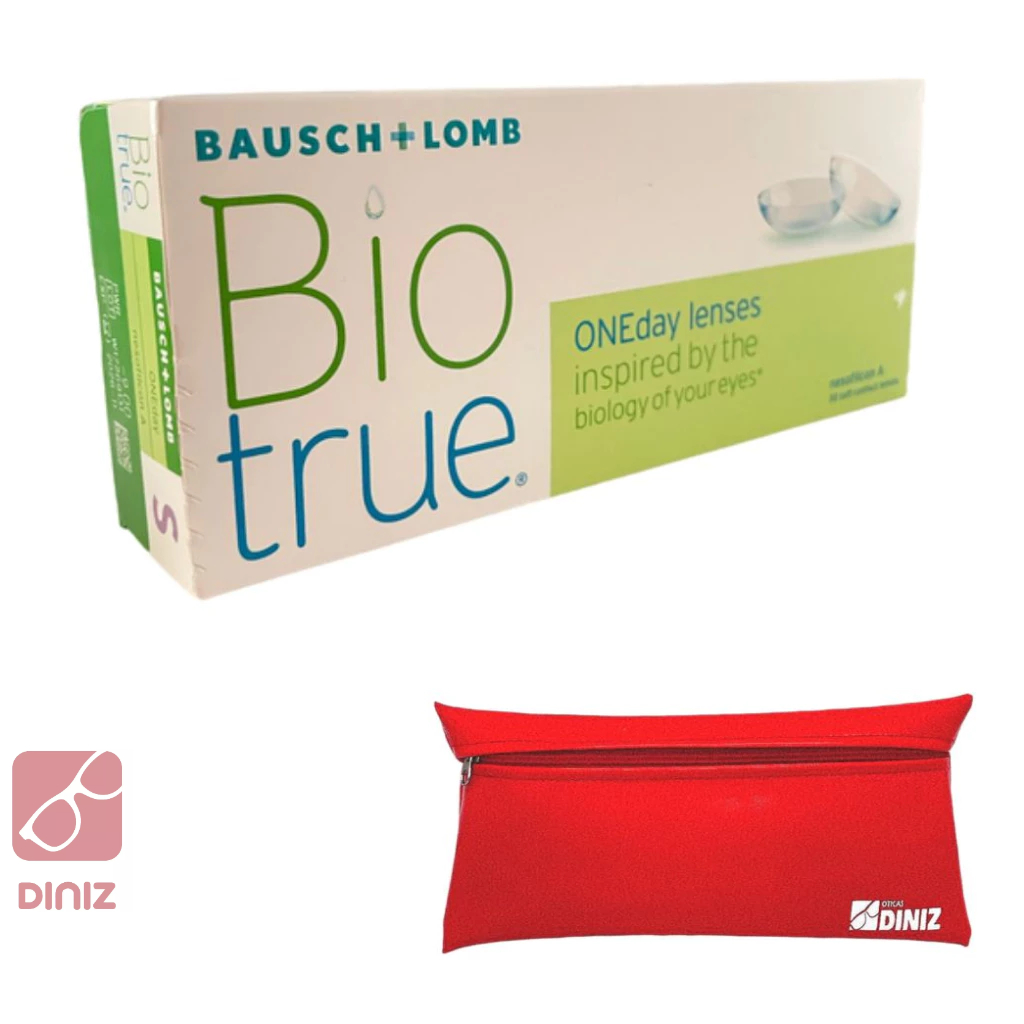 Lente De Contato Biotrue 1 Day 30 Usos Com Grau Bausch Lomb