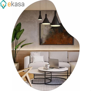 Espelho Decorativo Orgânico 50cmx35cm Moderno Luxo Sala Quarto Banheiro Ekasa