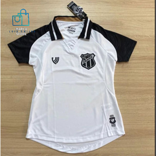 CAMISA CEARÁ 2023 GOLA POLO FEMININA BRANCA