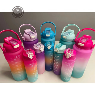 GARRAFA ÁGUA SQUEEZE MOTIVACIONAL C/ ADESIVOS 2L / 900ML
