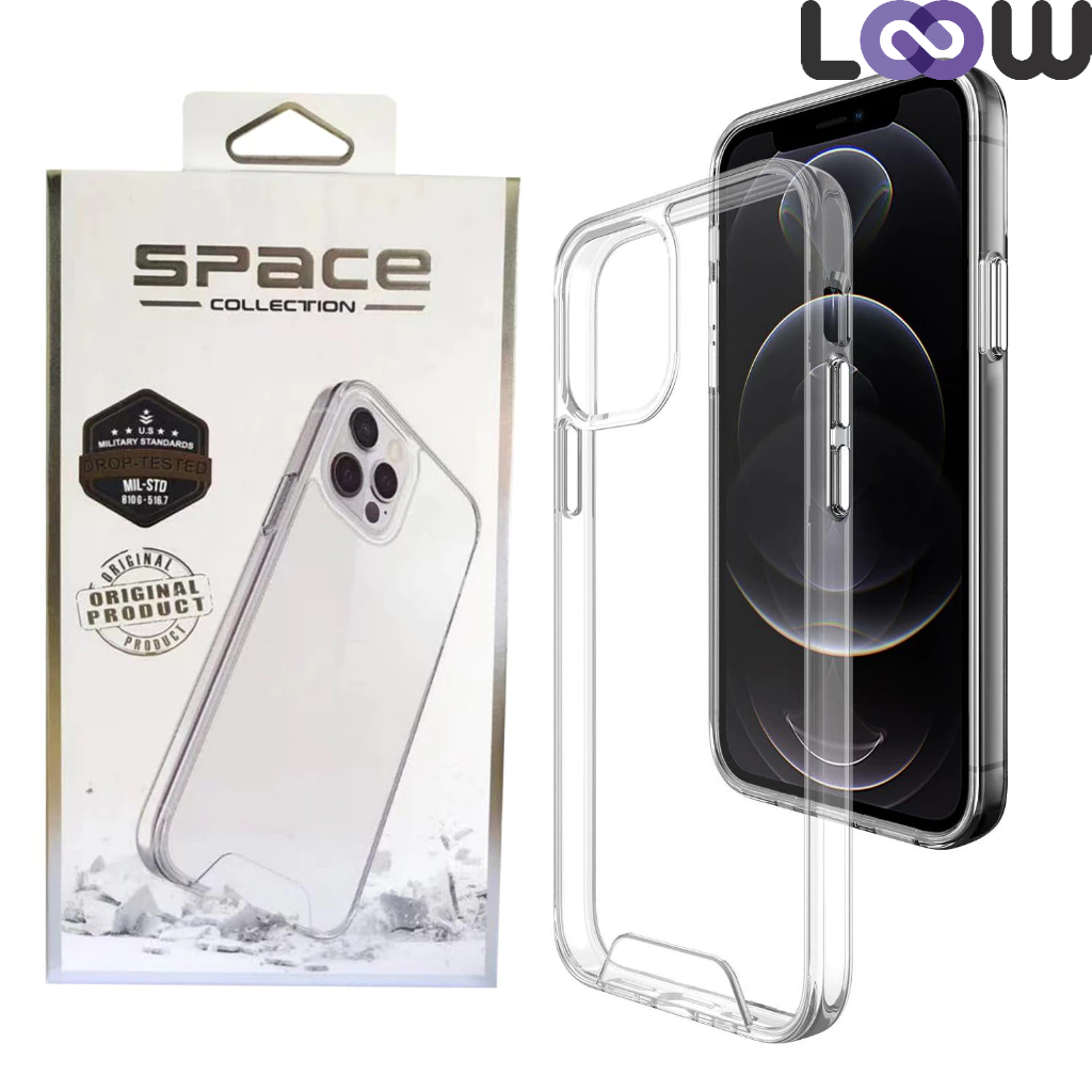 Capa Para iPhone 15 15 Pro 15 Pro Max Capinha Case Premium Space Acrílico Rígida Transparente