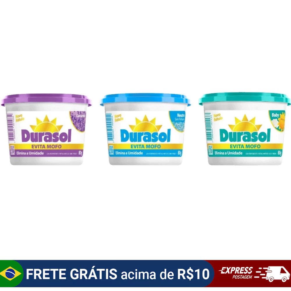 Antimofo desumidificador de ar 80g Durasol