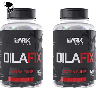 Kit 2x Pré Treino Dilafix Extra Pump Vasodilatador 120 Caps Dark Lab