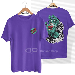 Camisa Camiseta Gola Redonda Estilo Urbano Streetwear 100% Algodão Premium do P ao G3 S. Cruz Mão Fumaça