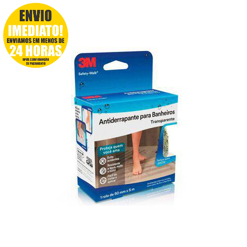 Fita Antiderrapante 50mm x 5m Safety Walk para Banheiro - 3M