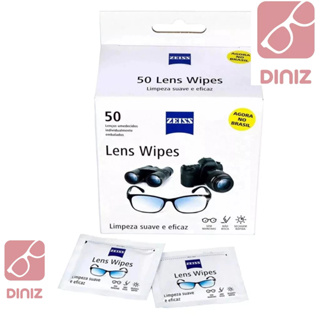 Zeiss Lens Wipes com 50 unidades - Lenços umedecidos - Limpador de Óculos em Oferta na Shopee