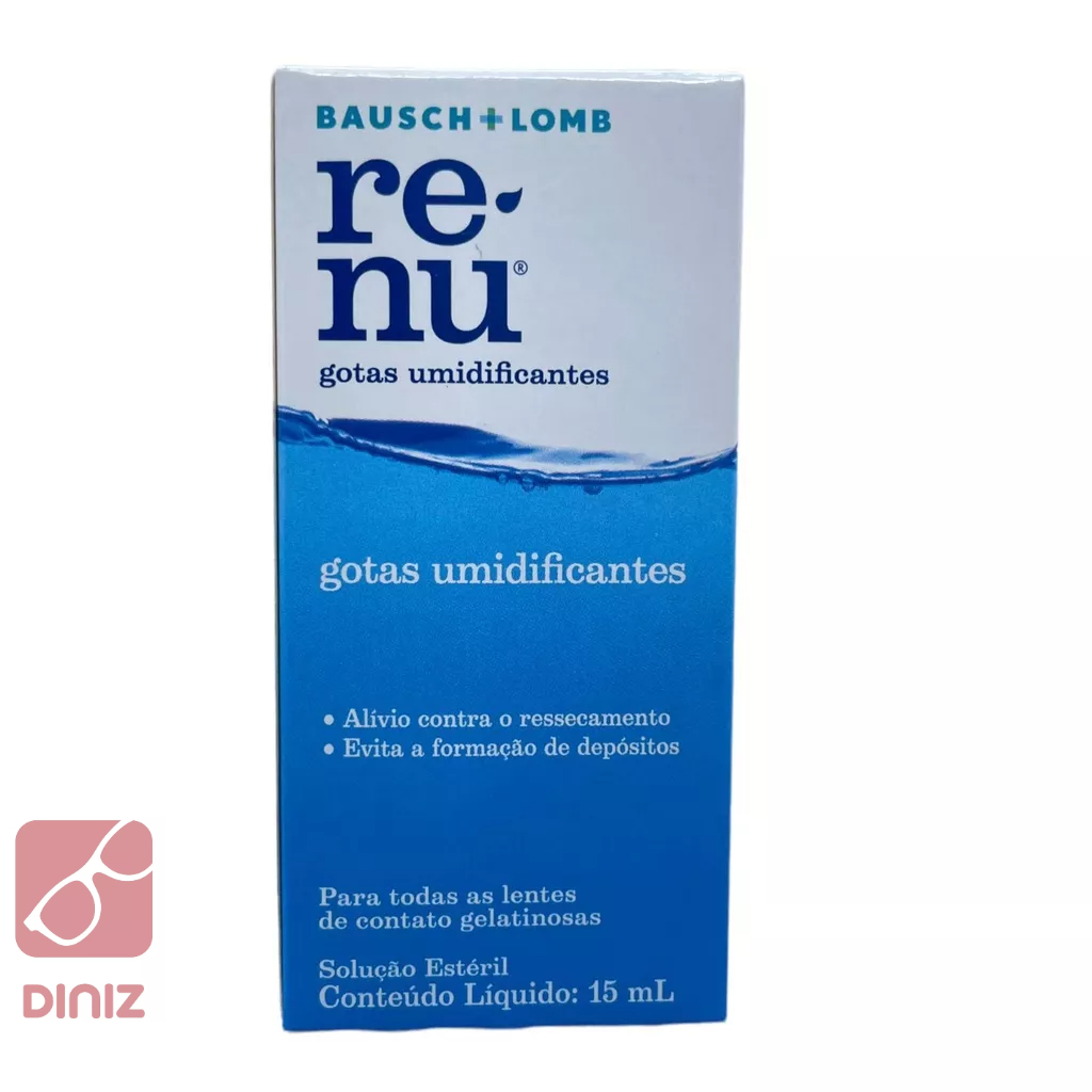 Renu Gotas Umidificante 15ml - Bausch & Lomb - Colírio para olhos
