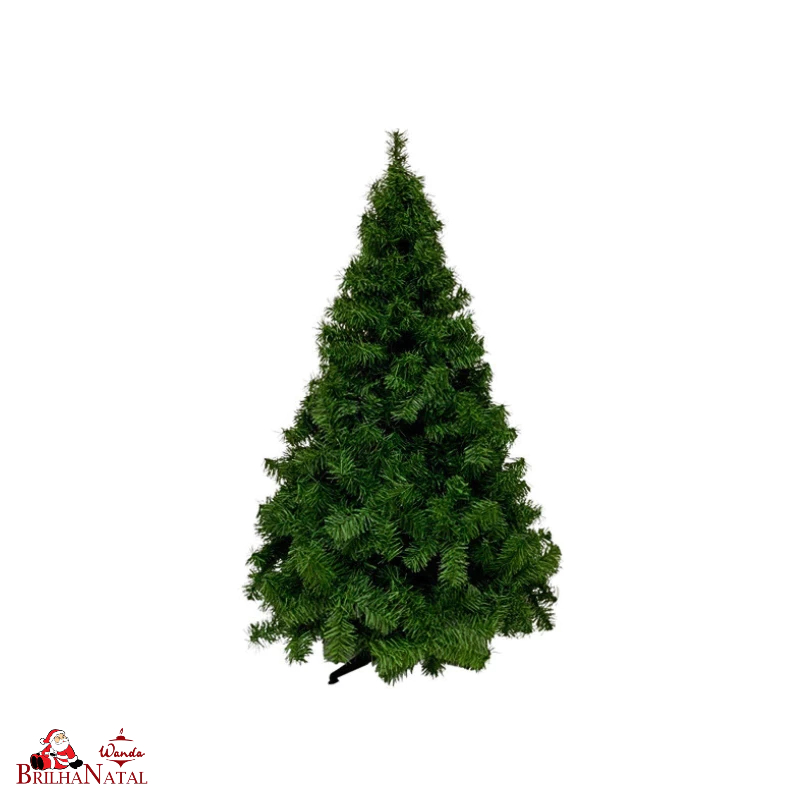Árvore Tradicional Nobre 1,50M Verde Natural, Decoração Natalina com 421 Pontas - Decoração Merry Christmas.