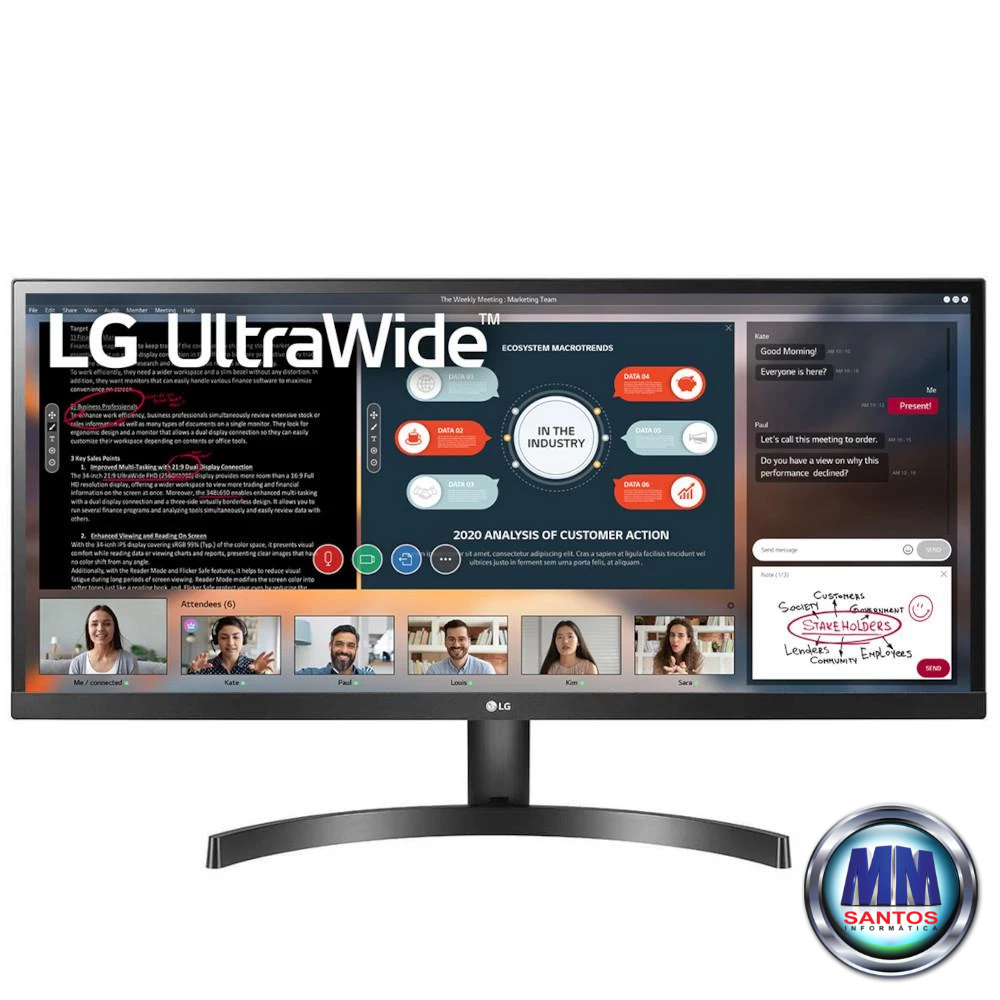 MONITOR LG LED 29 FHD ULTRAWIDE IPS HDMI 29WL500-B.AWZ