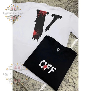 Camiseta Premium 100% Algodão Fio 30.1 Vlone x Off - Lançamento 2022 Novidade Envio Em Até 24 Horas Encanto Meraki em Oferta na Shopee