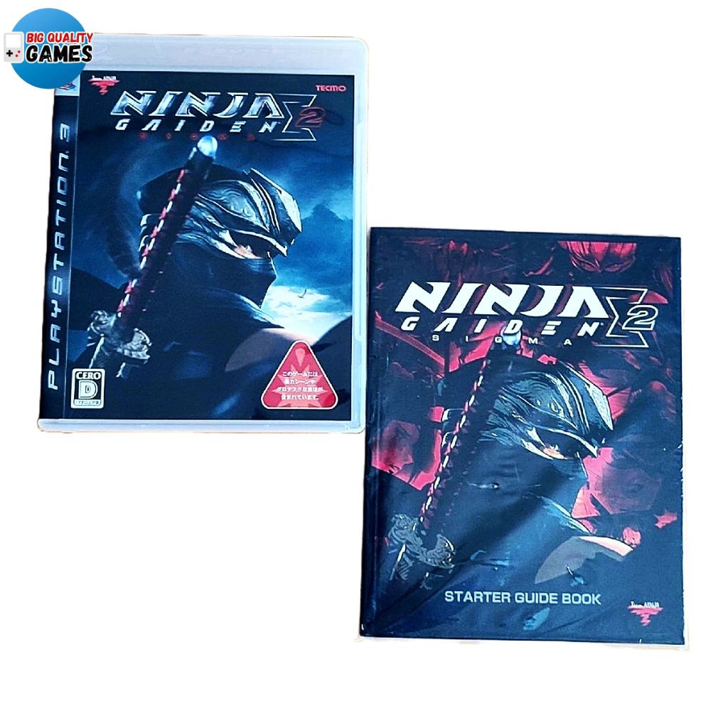 PS3 - Ninja Gaiden 2 + Starter Guide Book - Japonês