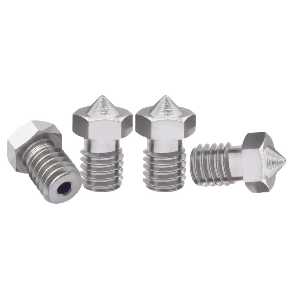 Bico Extrusora Hotend V5 / V6 1,75mm - Nozzle 0.4 mm - Inox
