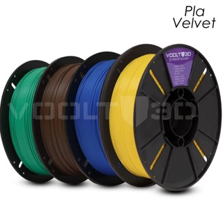 Filamento PLA Velvet Premium 1Kg - Efeito Fosco - Diversas Cores - Voolt3D Oficial