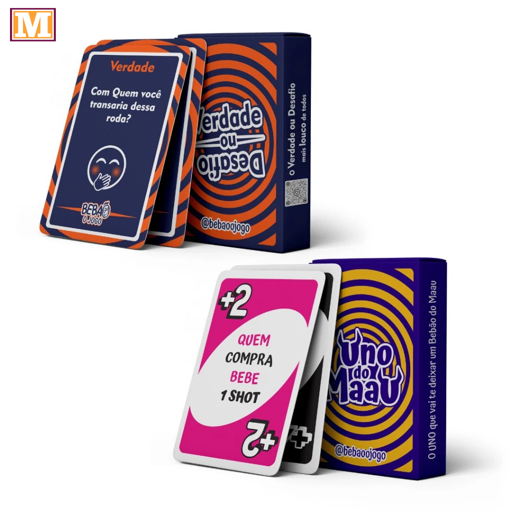 Verdade ou Desafio + Uno do Mau - Jogo De Beber