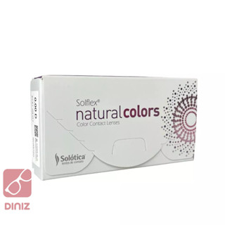 Lentes Coloridas Solótica Solflex Natural Colors Mensal - Sem Grau