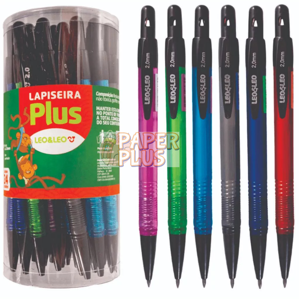 Lapiseira Plus 2.0 Várias Quantidades e Modelos Leoeleo, Material Escolar, Escritório em Oferta na Shopee