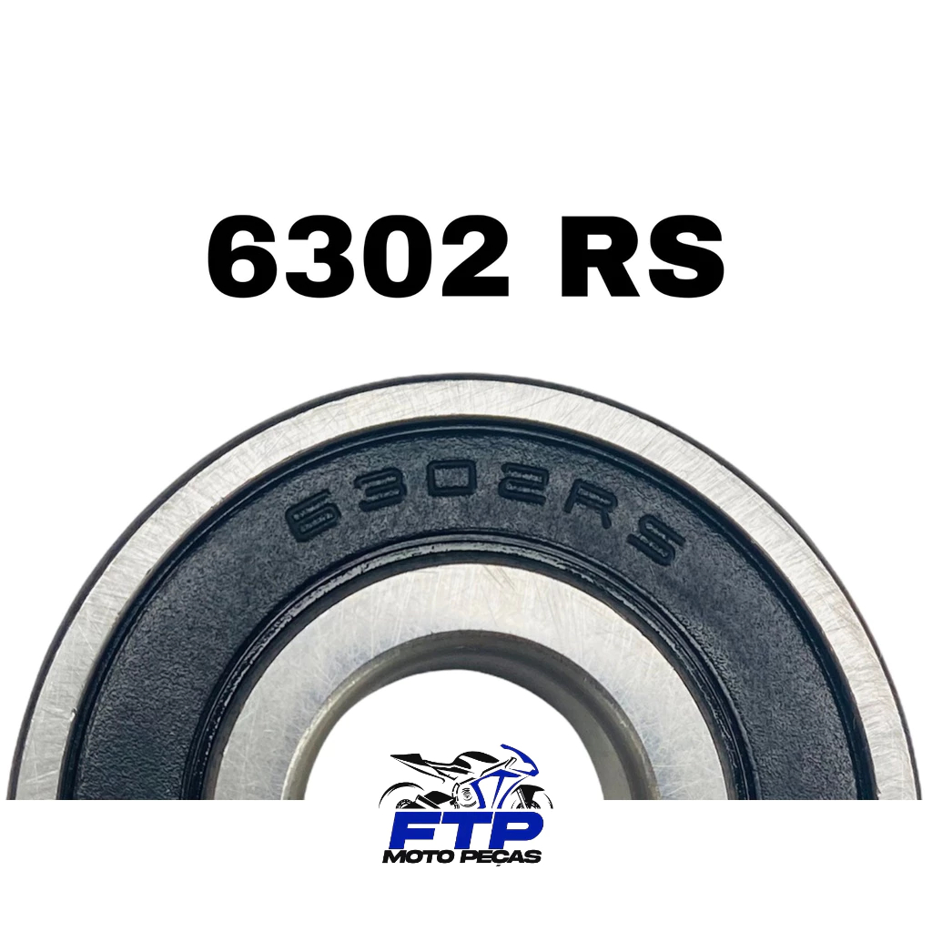 ROLAMENTO 6302 RODA TRASEIRA HONDA CG TITAN 125 2000 EM DIANTE — imagem 2 de 2