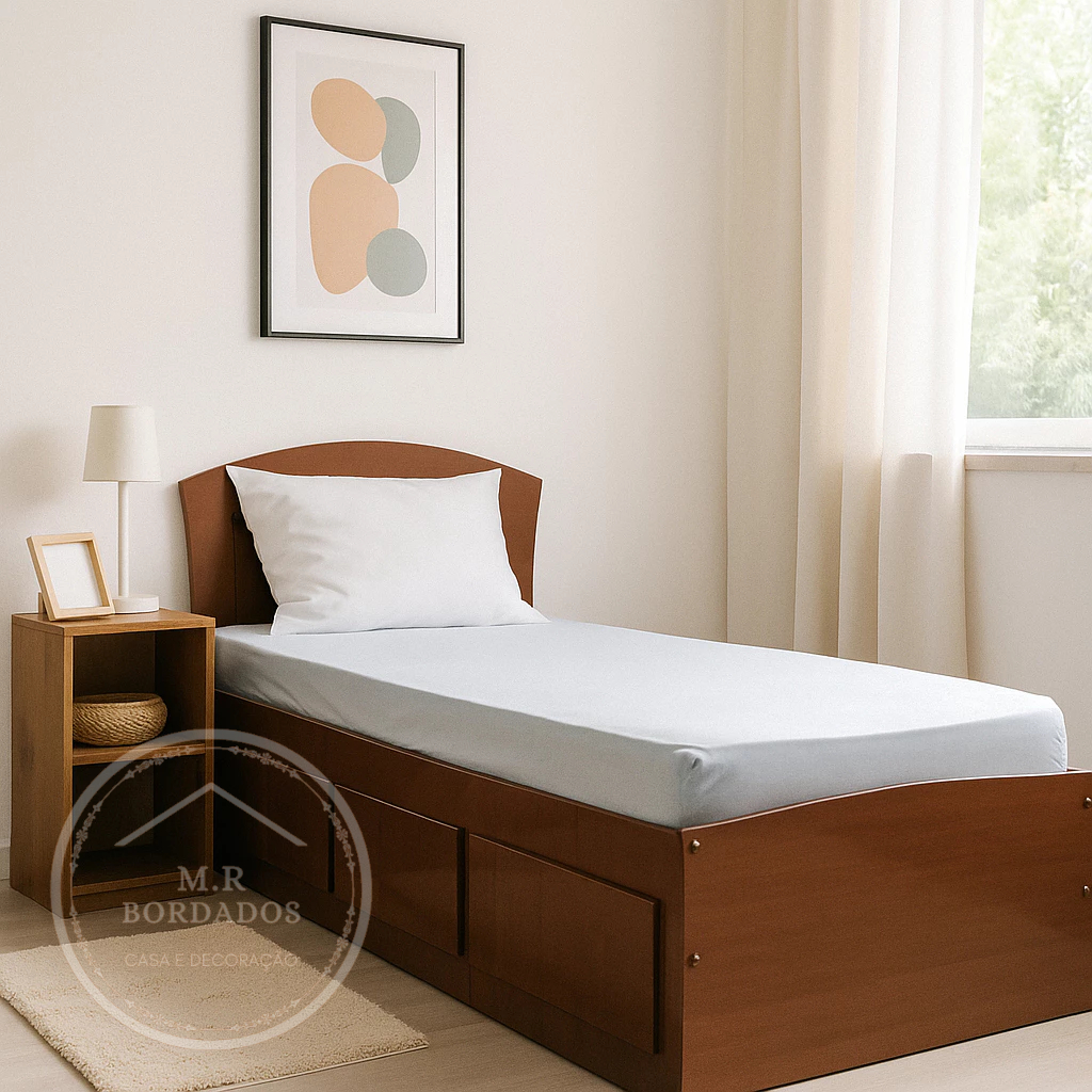 Kit 5 Lençol Solteiro Com Fronha Jogo Roupa de Cama 2 Peças Com Elástico Hotel Pousada em Oferta na Shopee