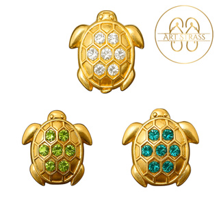Kit 10 Pingentes de Tartaruga Dourada com Strass para Chinelos em Oferta na Shopee