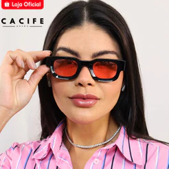 Óculos De Sol Ibiza Retangular Premium Retro Vintage Oldstyle Clássico Cinema Unissex Uv400