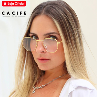 Armação Óculos de Grau Hexagonal Premium Geek Oldstyle Retrô Vintage Estiloso Clássico Unissex em Oferta na Shopee