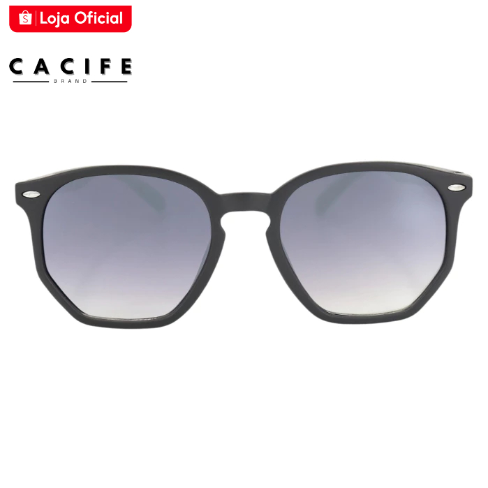 Detalhes do Óculos de Sol Tulum Preto Degradê Hexagonal Premium Retrô Oldstyle uv400 Feminino Masculino Unissex