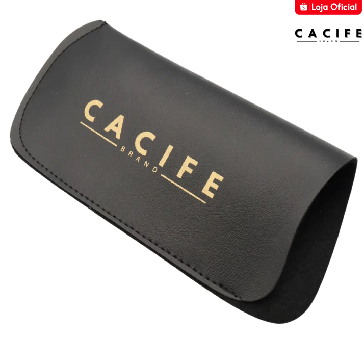Porta Óculos Personalizado Cacife Brand Original Courino em Oferta na Shopee