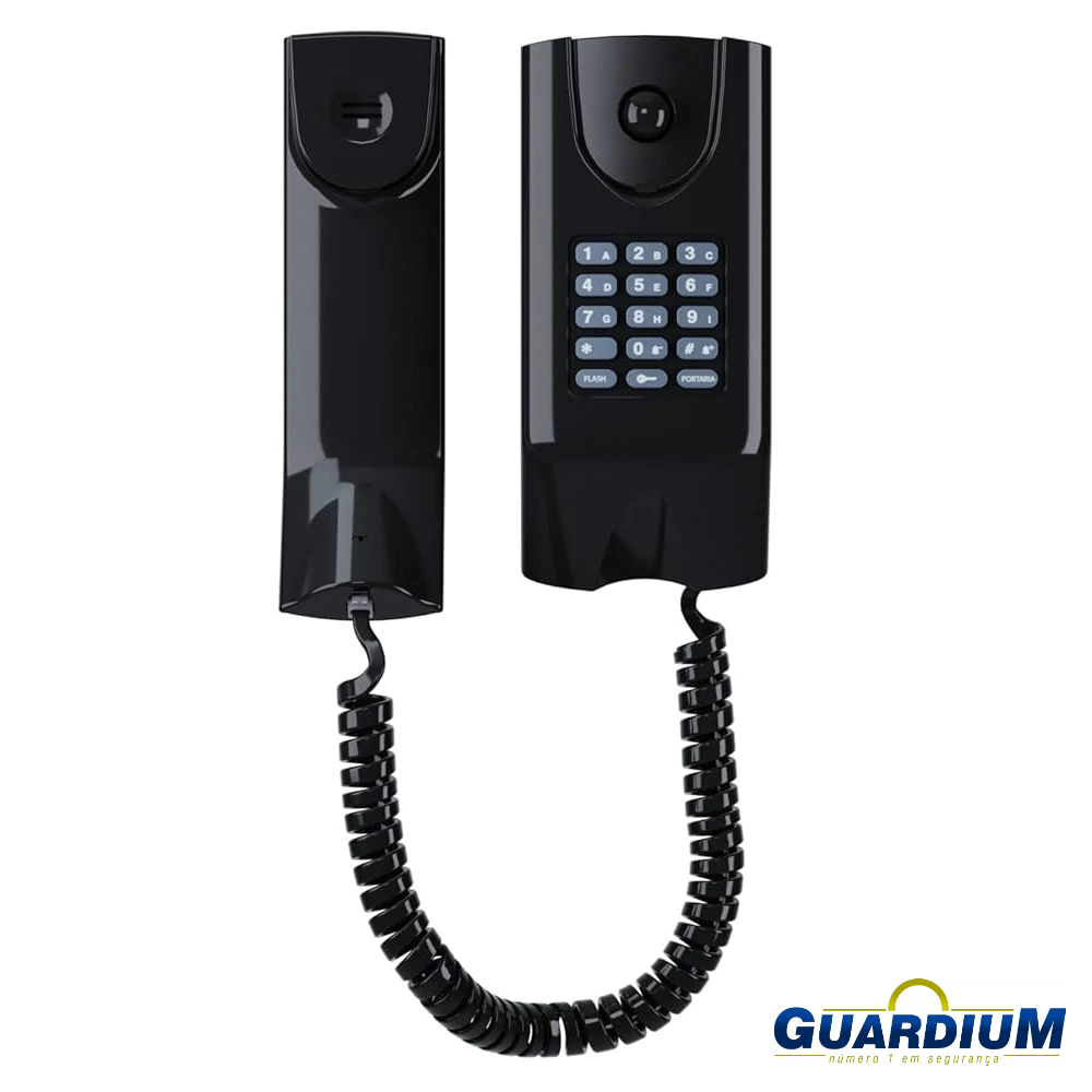 Terminal Dedicado Intelbras TDMI 300 Preto Interfone para Condomínios, fácil instalação e qualidade