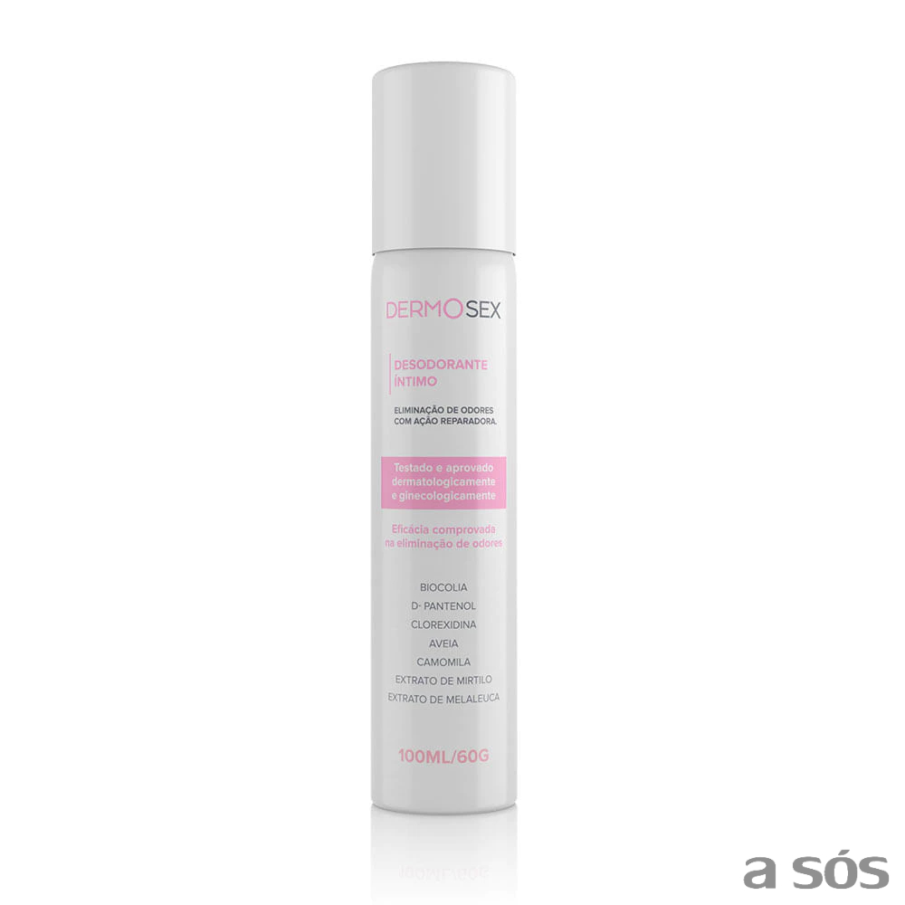 Desodorante Íntimo Feminino Aerossol Anti-Odores | Dermosex - 100 ml/60 g