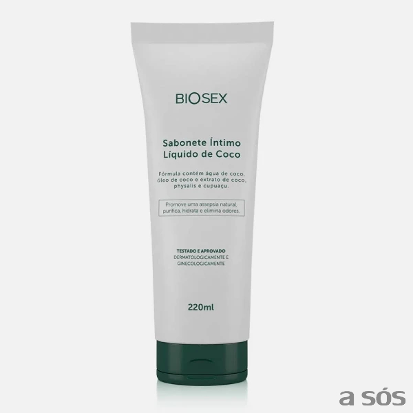 Sabonete Íntimo Líquido Unissex Vegano Orgânico | Coco Biosex - 220 ml