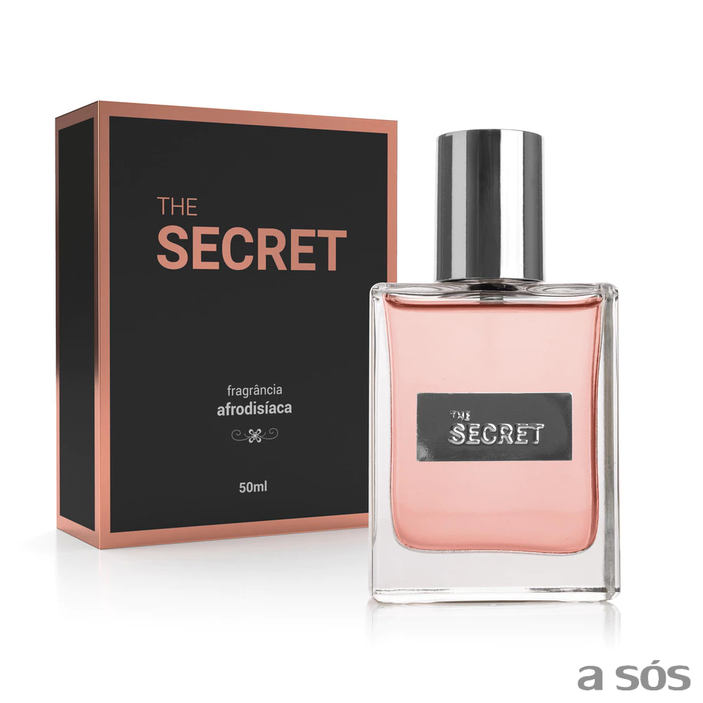 Perfume Feminino The Secret 50ml – Floral Frutado, Alta Fixação e Vegano
