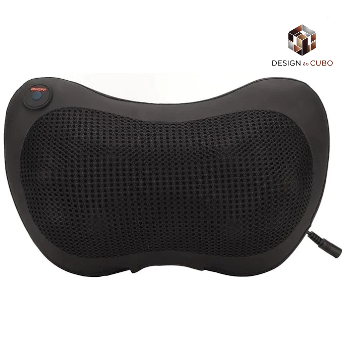 Massageador 8 Bolas Shiatsu Lombar Pescoço Bivolt