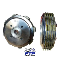 EMBREAGEM COMPLETA CG 150 FAN ESI ESDI 2010 A 2013 NXR 150 BROS 2009 A 2014 KIT EMBREAGEM