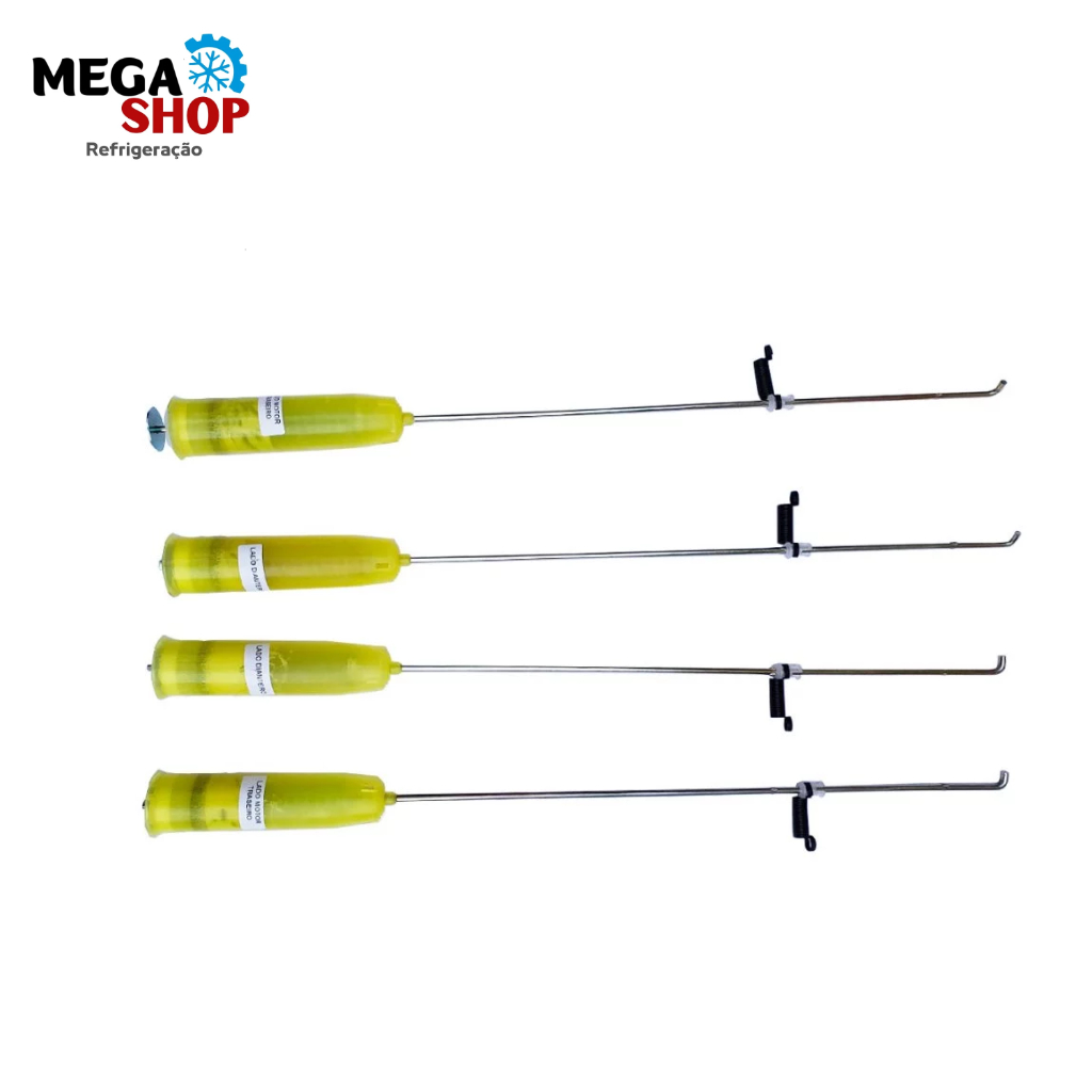 Detalhes do Kit 4 Varas Suspensão Lavadora Electrolux Lt12f Lt12q Lec12 7124115 Alado