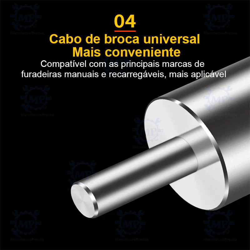 Kit 15 Brocas Diamantadas Serra Copo 6 a 50mm para furar Vidro — foto 5